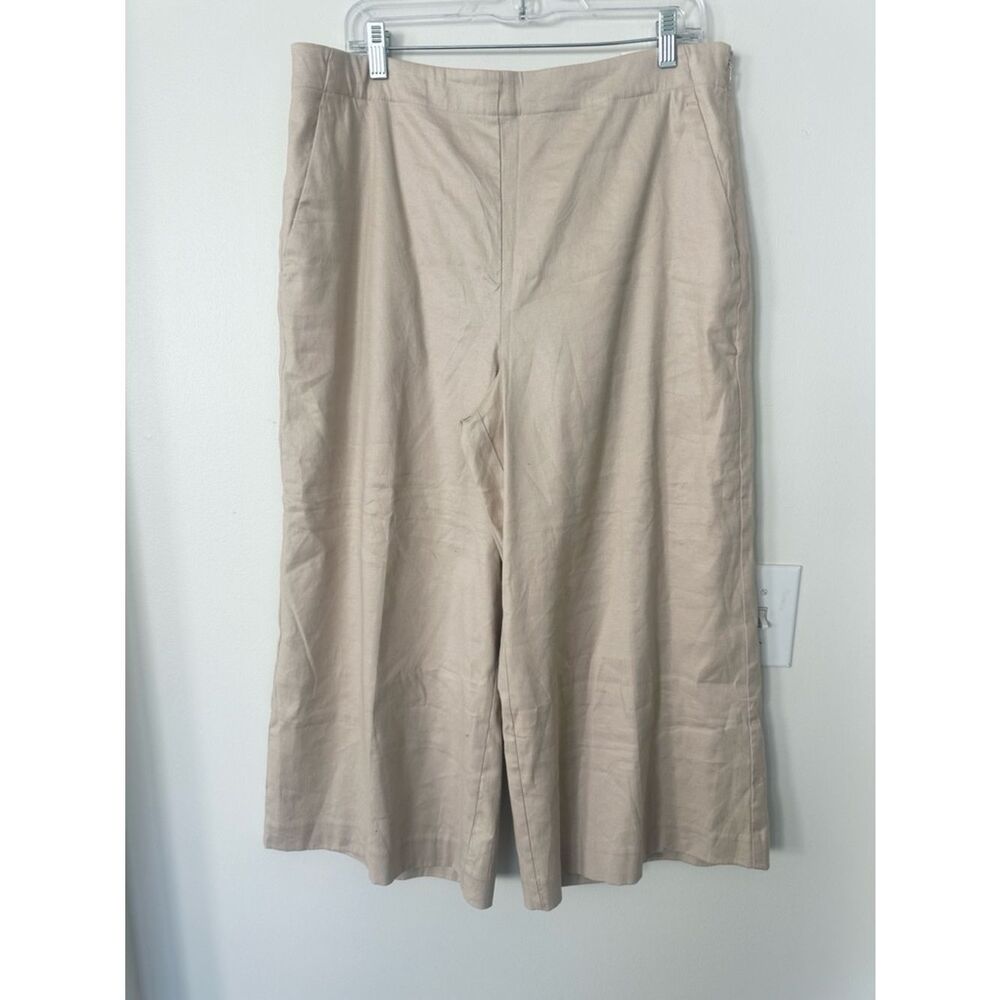 Ann Taylor Khacki High Rise Cropped Pants 14